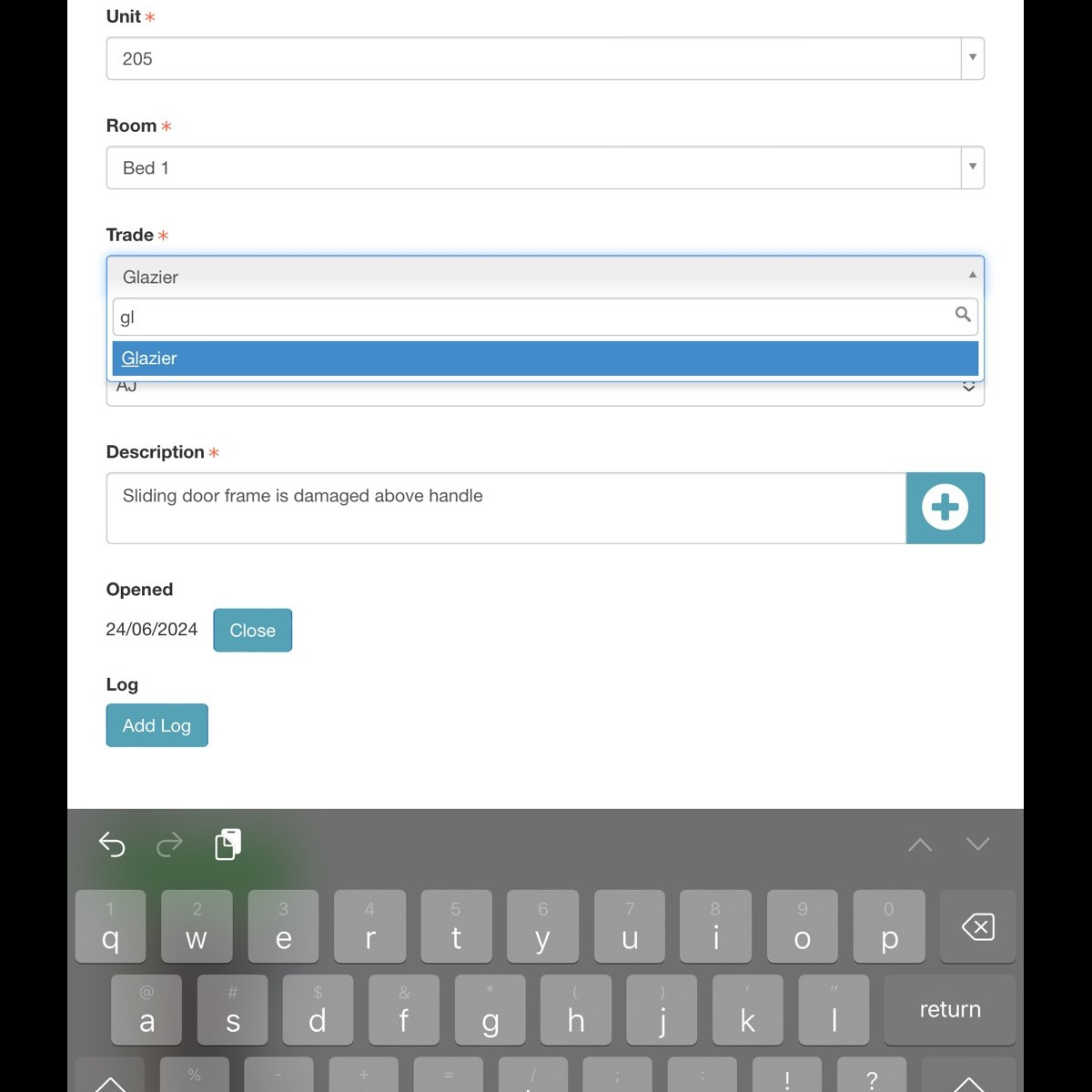 Edit Defect in new window